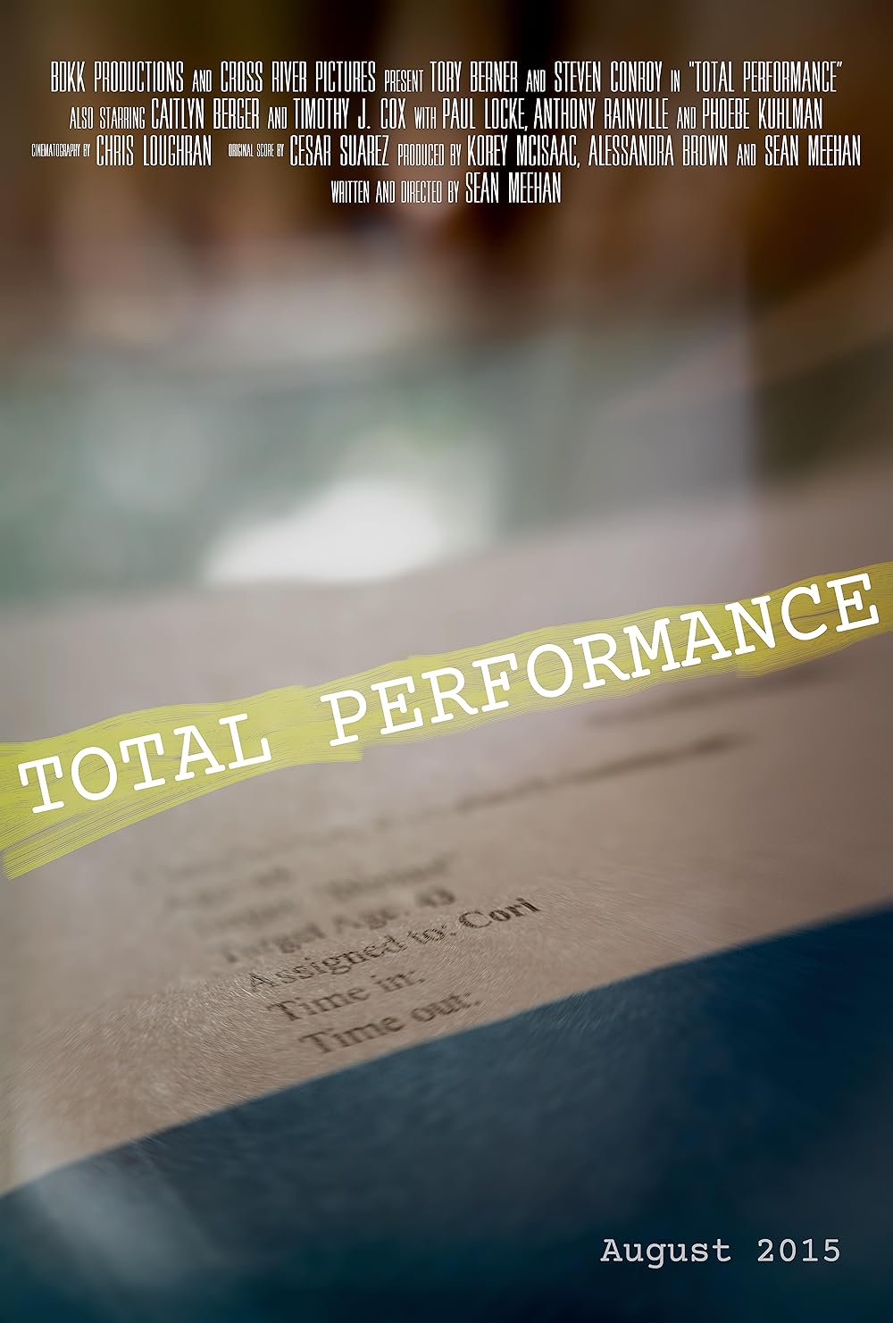 Total Performance (2015): Rehearsing for Life