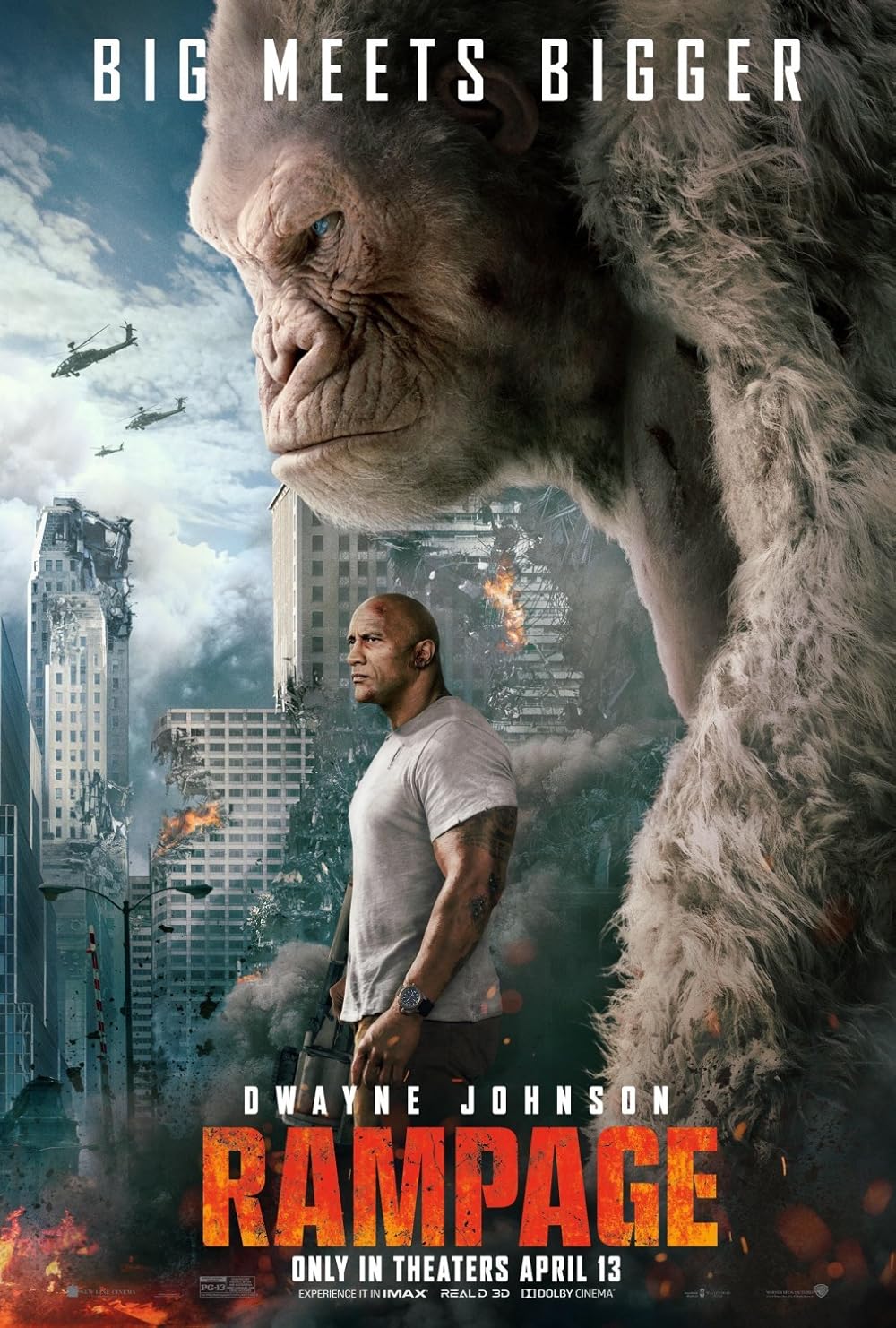 Rampage (2018): Dwayne Johnson, Moneypenny and Video Game Nostalgia (Review)